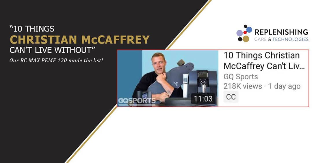 Thrilled to be on Christian McCaffrey's '10 things he can't live without list'